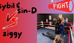 FFGMIX Live Martial Arts Practice SinD and Sybil vs Male mp4