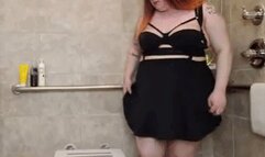 Messy BBW Shower Pee MOV