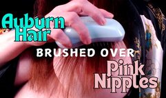 Auburn Hair Brushed Over Pink Nipples - WMV