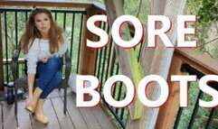 Sore Boots - Candle Boxxx Wrecked Boots Crushing Boots Destruction Stomping Boots Crushing Sore Feet Pantyhose Feet Pantyhose Under Jeans Nylons 4K