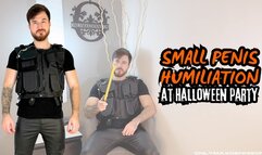 Small penis humiliation at Halloween party