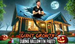 Giant growth during Halloween party