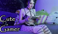 Cute Gamer Takes Monster Cock