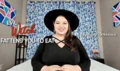 Evil Witch Fattens You to Eat - Witch Sydney Screams Wants to Fatten You so She Can Vore You - 1080 mp4