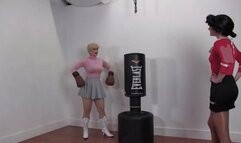 Custom Video: Never Kick A Woman Round 3! Female Boxing Fighting Parody with Galas & Arielle Lane - HD mp4