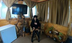 MilfyCalla- Deep blow-job while wearing fur coat and shiny boots 204