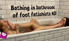 Bathing in bathroom of foot fetishists HD (Short version)