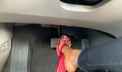 FAST Driving and HAULING ASS In My Flip Flop Wedges