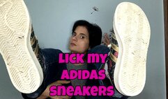 lick my adidas sneakers