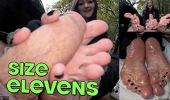 Becca Foxx gave me a footjob in the woods!