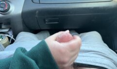 POV I Couldn’t Wait to Get Home to Play With Your Dick (Hand Job in the Car With Cum Shot)