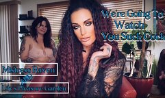 WE’RE GOING TO WATCH YOU SUCK COCK - Mistress Raven & Her friend taunt, laugh, and humiliate you about sucking cock - Make Me bi, Encouraged Bi, Double Domination, Humiliation