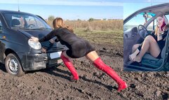 TANYA STUCK IN THE MUD NYLON HIGH HEELS_32 MIN