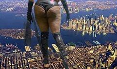 Giantess Special Effects - Giantess Vader Dominates  Tiny City, Female Domination, Crush, Shrinking fetish 1080