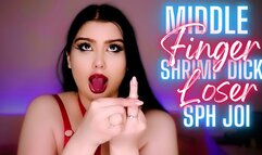 Middle Finger Shrimp Dick Loser SPH JOI