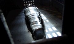 Maximum Security: Sarcophagus in Jail Cell - Heavy and Elise Graves - Bound inside an ultra-locked sarcophagus inside a high-security jail cell, Heavy is all alone