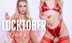 LOCKTOBER WEEK 3 - A Taste of Pleasure - Testing Your Endurance Chastity Vibrator Edging Challenge