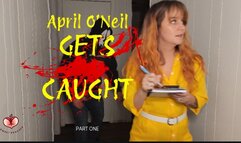 April O'Neil gagged and struggling