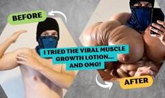 I Tried the Muscle Growth Lotion and OMG! Instant Muscle Explosion!