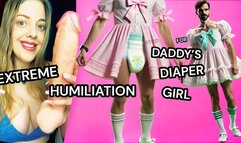 EXTREME HUMILIATION for step-Daddy ABDL Sissy Slut - Sissy Training for Diaper Girl