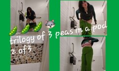 TRILOGY OF 3 PEAS IN A POD GREEN LINEN PANTS PT 2