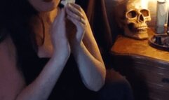 POV: Witch Takes Your Spirit For Her Own With Ritual Blowing, Pantyhose, And High Heels