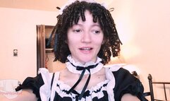 Diaper Slave Harley Messes in Maid Outfit