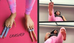 Giantess Fury: Tiny Men Pay the Price - Mistress Enola - Stomping non STOP ( 4K)