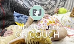 Minion check on couch