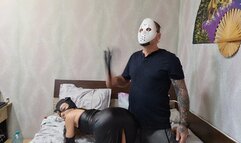 jason whip catwoman ass and play with her body