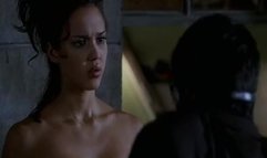 Jessica Alba topless in Dark Angel