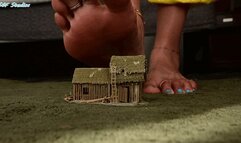 6ft Queen returns to CRUSH your little home! Giantess ATTACK! Pt 2 - MOV