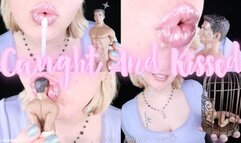 Caught And Kissed - HD - The Goddess Clue, Giantess Catches Tiny Man and Makes him a Kissy Toy, Lip Gloss Fetish, Natural Full Lips, Kissing Torment, Trapped in a Cage