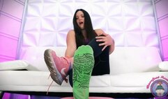 Sweaty Gym Foot Tease! Sensual Smelly Foot Domination + Foot Tease & Denial MOV