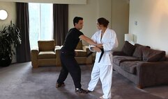 Karate Lessons with Natalie Low-Blow Part 3