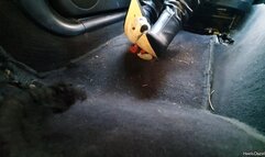 Candid Plushie Trample in BMW e46 Stiletto High Heel Boots