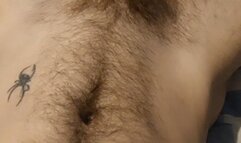 Alex shows his Uncut dick and hairy bush