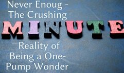 The NLP toolbox: Never Enoug - The Crushing Reality of Being a One-Pump Wonder