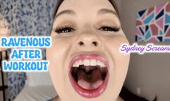 Ravenous After Workout - BBW Sydney Screams Is Starving After Exercise and Swallows You Whole - 1080 mp4