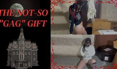 The Not-So "Gag" Gift 4k - Ditria Rose is in trouble with a straitjacket and a gag when she accidentally says the magic words!