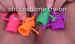 clit costume try-on - uncaptioned