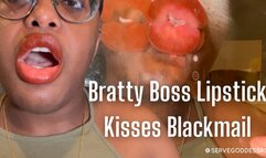 Bratty Boss Lipstick Kisses Blackmail-fantasy - Royal Ro ebony lips roleplay hd mp4 1080p