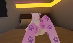 Lewd Catgirl Gets 4 Orgasm Denied (Frustraded Squirming and Moaning) Vrchat