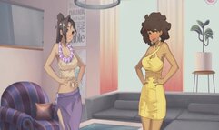 (Pocket Waifu) Leilani and Fae - Painter's Pleasure Special (Story + Clips)