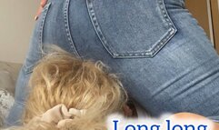 Jeans Facesitting on my stepmom long farts