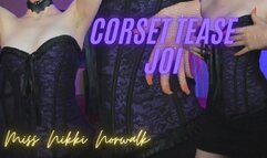 Corset Tease JOI