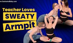 Sweaty Armpit Loving Teacher Worships Student