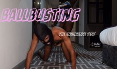 Ball Busting Endurance Test: Ebony Domme's Ruthless Reign