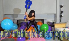 GUITAR SMASHING FOR BALLOON POPPING