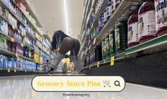 Grocery Store Public Piss - Clean Up On Aisle 9 ! MP4